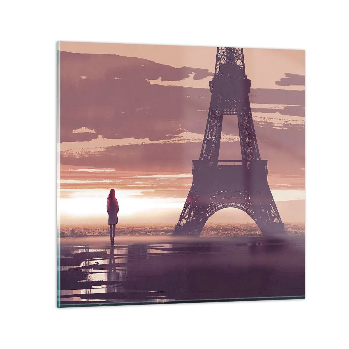 Glasbild - Bild auf glas - Nur zwei davon - 70x70 cm