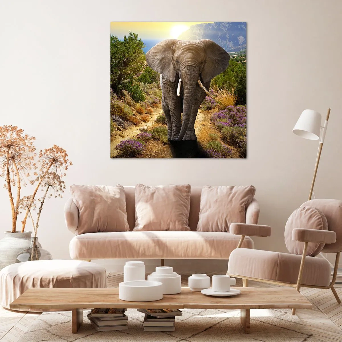 Bild auf Leinwand - Leinwandbild - So sah Eden aus - 70x70 cm