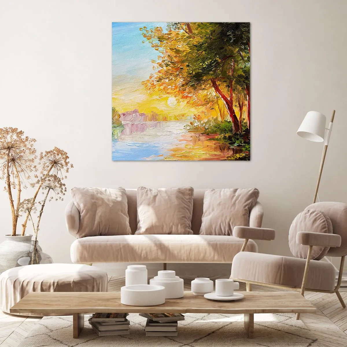 Bild auf Leinwand - Leinwandbild - Et in Arcadia ego - 40x40 cm