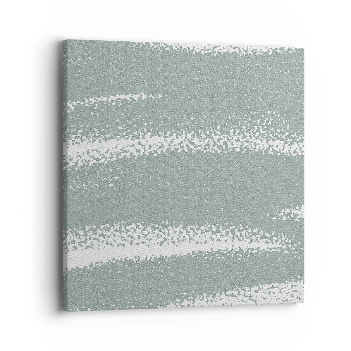 Bild auf Leinwand - Leinwandbild - Abstraktion im Winterklima - 40x40 cm