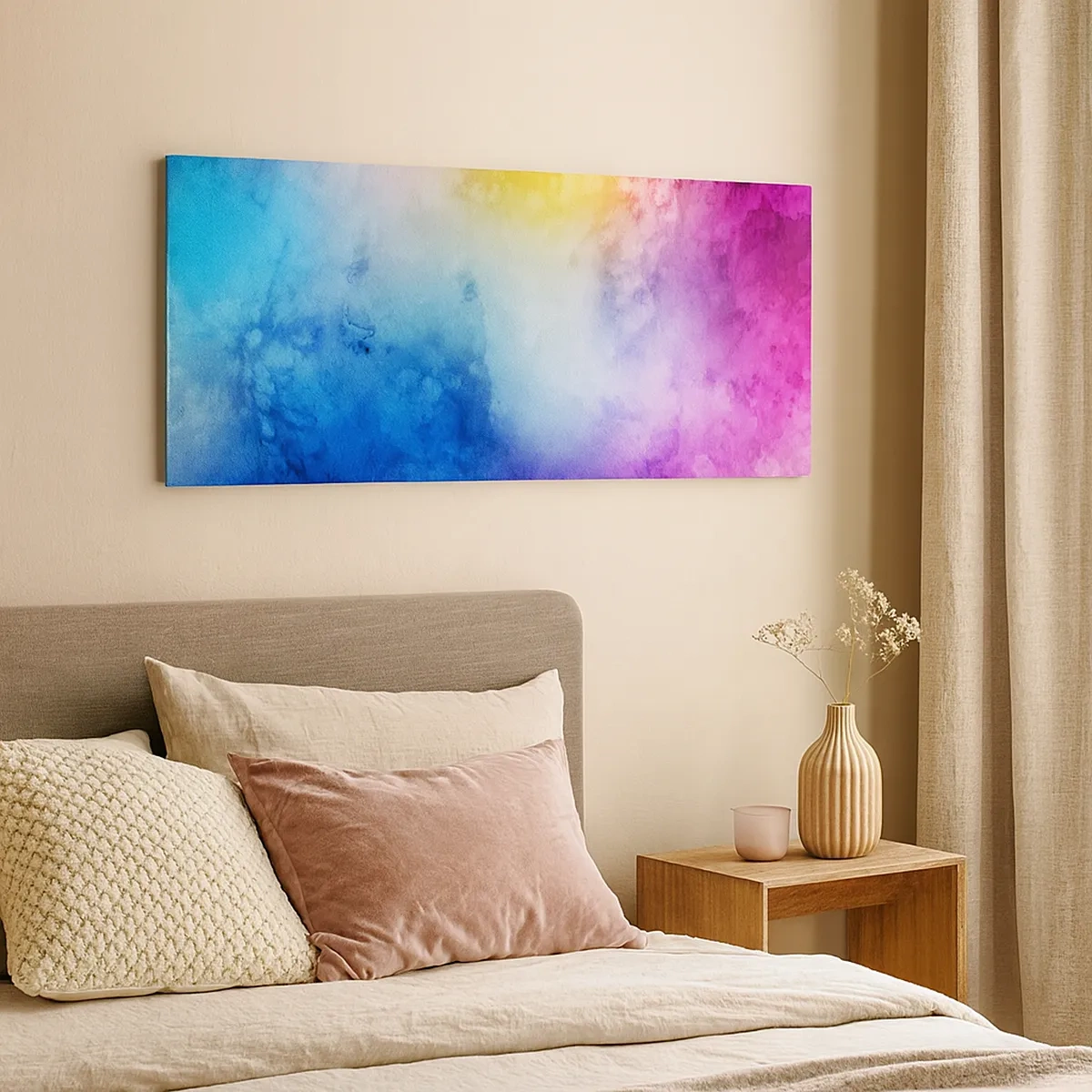 Bild auf Leinwand - Leinwandbild - Fast auf Wolke sieben - 30x30 cm