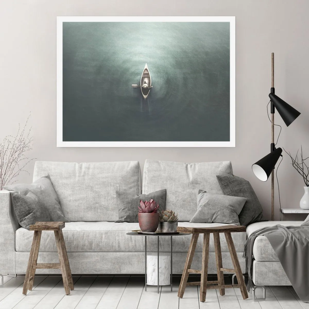 Poster - Durch den Mondsee - 50x40 cm