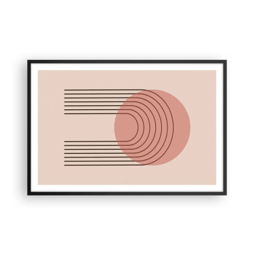 Poster in einem schwarzem Rahmen - Unwiderstehliche Anziehungskraft - 91x61 cm