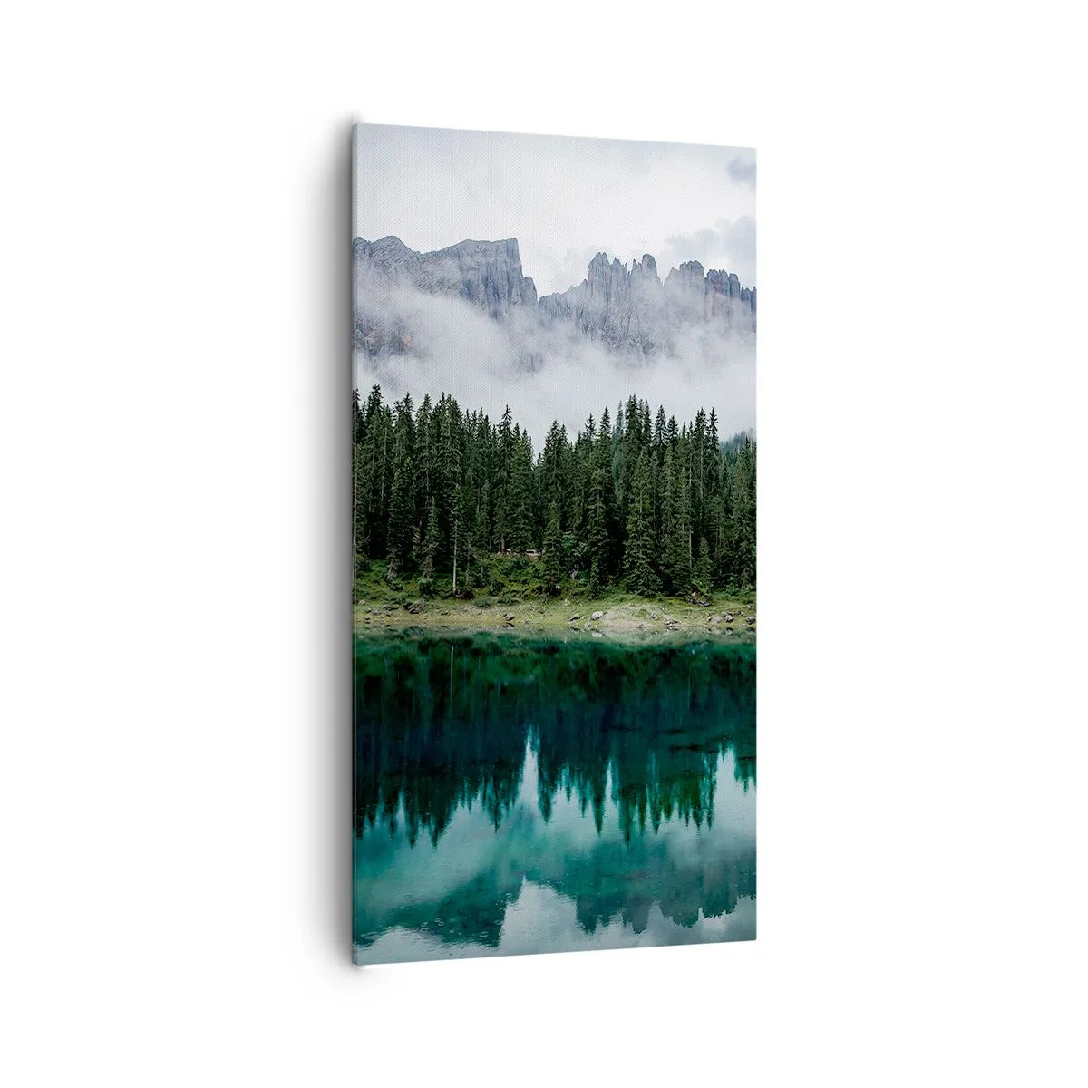 Bild auf Leinwand - Leinwandbild - Leise, leise, lass uns das Trinkwasser nicht wecken ... - 65x120 cm