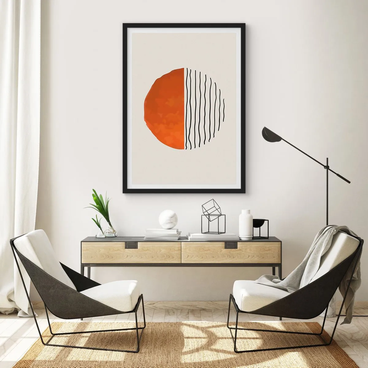 Poster in einem schwarzem Rahmen - Im japanischen Klima - 61x91 cm