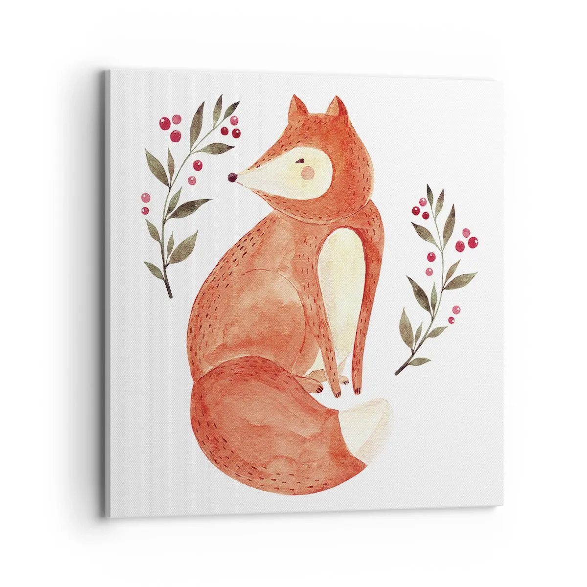 Bild auf Leinwand - Leinwandbild - Kleine Rothaarige - 70x70 cm