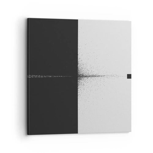 Bild auf Leinwand - Leinwandbild - Direkt zum Ziel - 70x70 cm