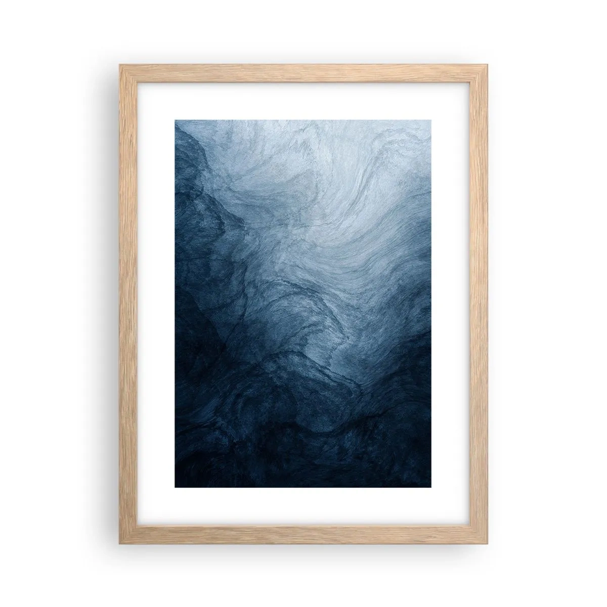 Poster in einem Rahmen aus heller Eiche - Greifen Sie tief - 30x40 cm