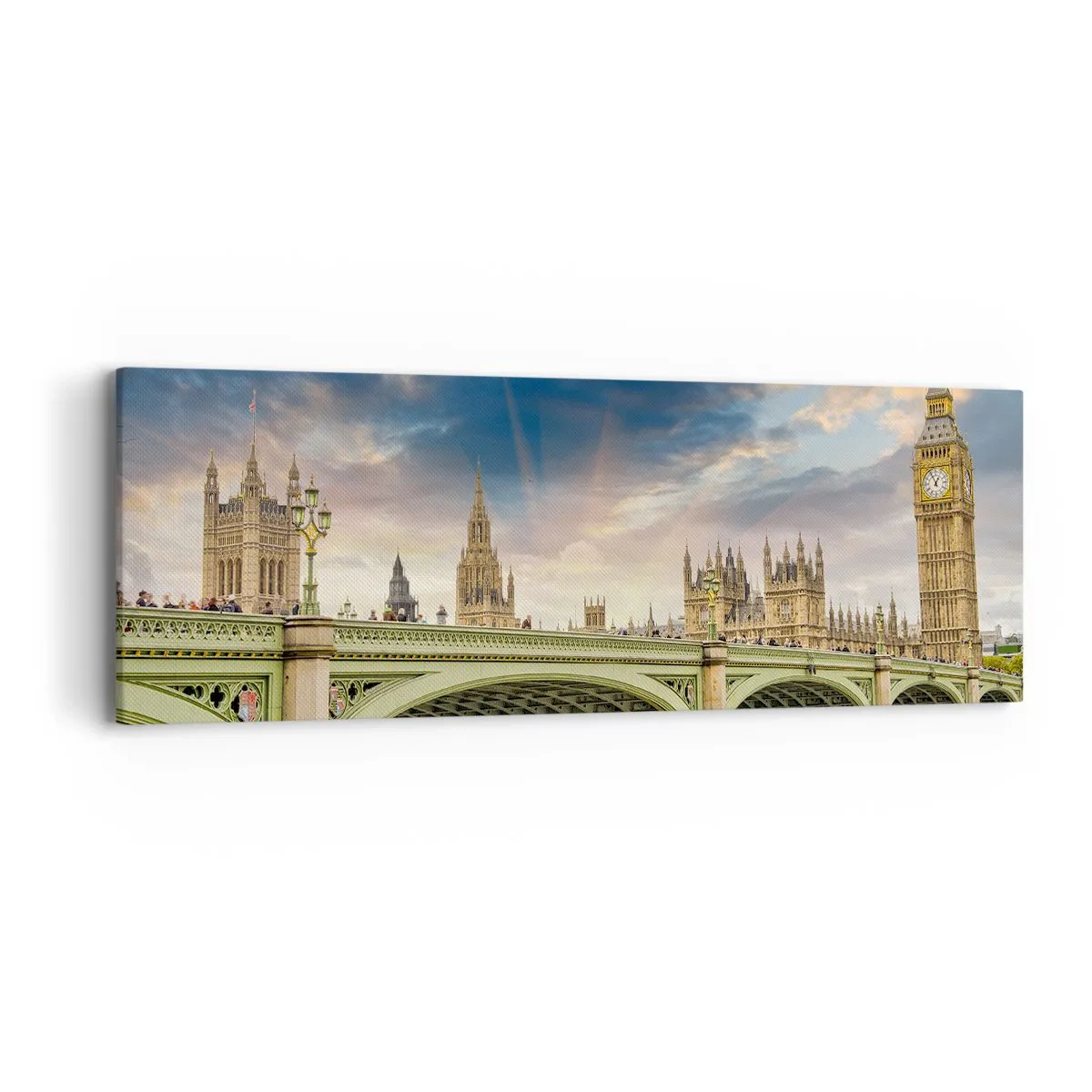 Bild auf Leinwand - Leinwandbild - Im Imperium ist die Zeit stehen geblieben - 90x30 cm