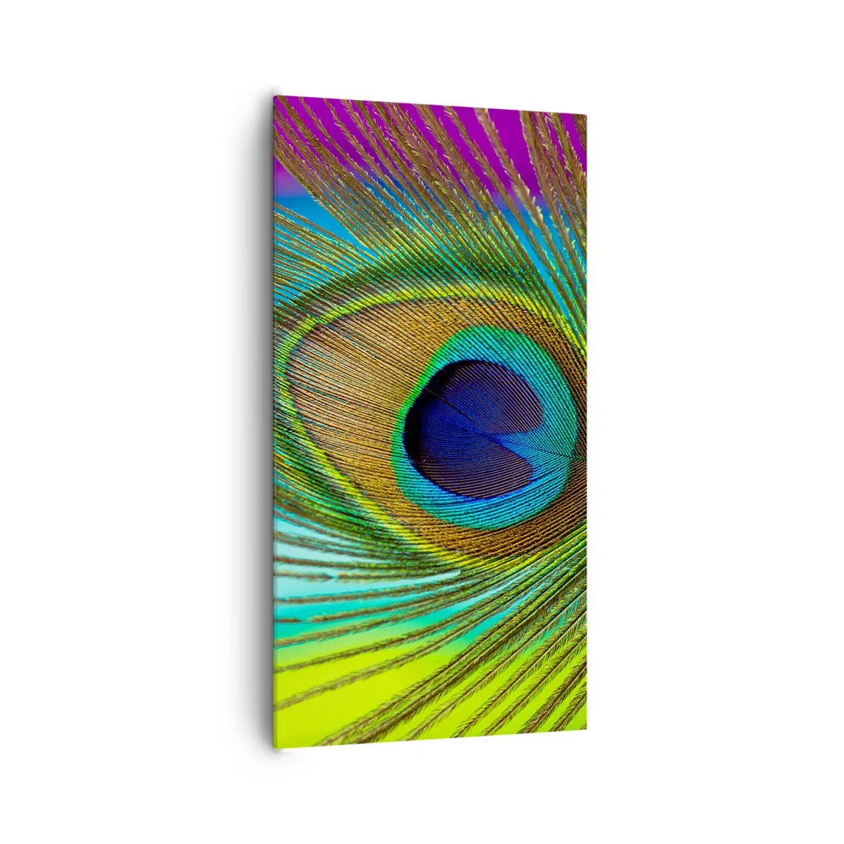 Bild auf Leinwand - Leinwandbild - Auge in Auge - 65x120 cm