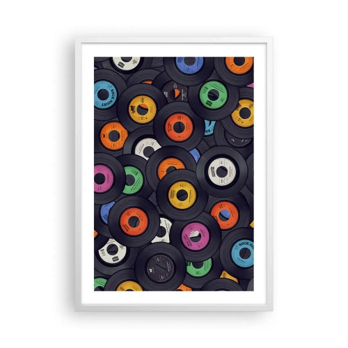 Poster in einem weißen Rahmen - Farben der Klassiker - 50x70 cm