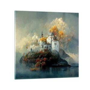 Glasbild - Bild auf glas - Beginn einer romantischen Geschichte - 30x30 cm