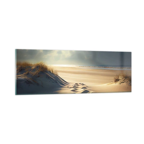 Glasbild - Bild auf glas - Beruhigende Landschaft - 90x30 cm