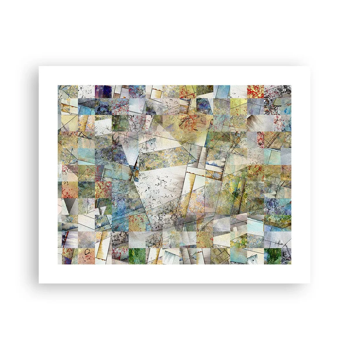 Poster - Geometrische Mischung - 50x40 cm