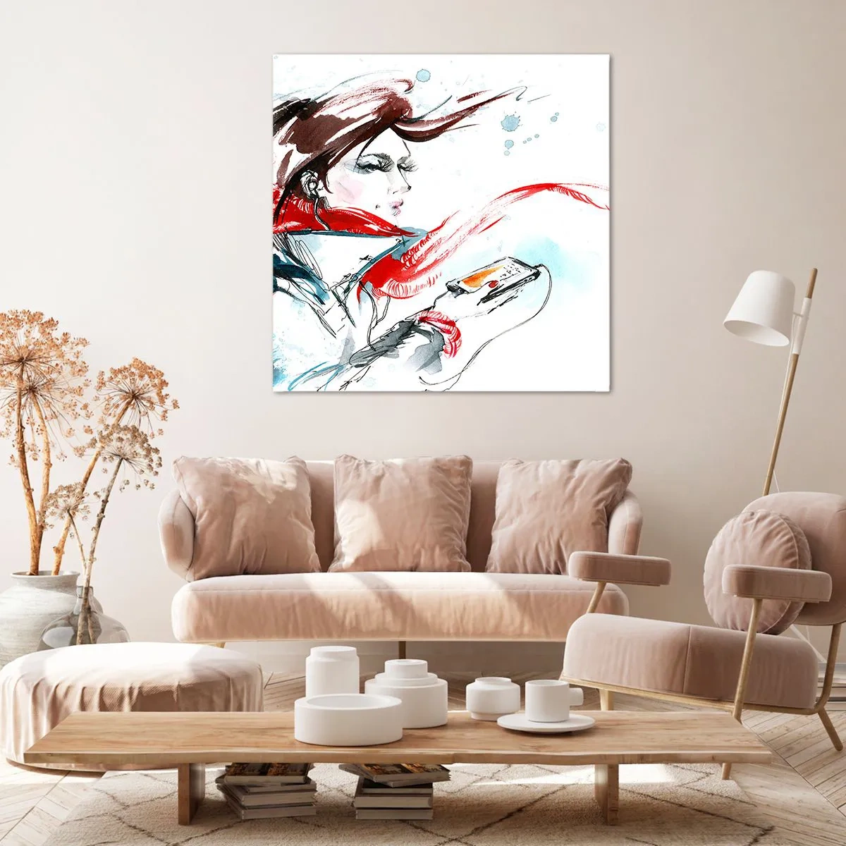 Bild auf Leinwand - Leinwandbild - Mit mir stimmt was nicht - 40x40 cm