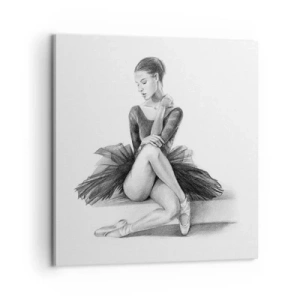 Bild auf Leinwand - Leinwandbild - Vom Tanz verzaubert - 60x60 cm