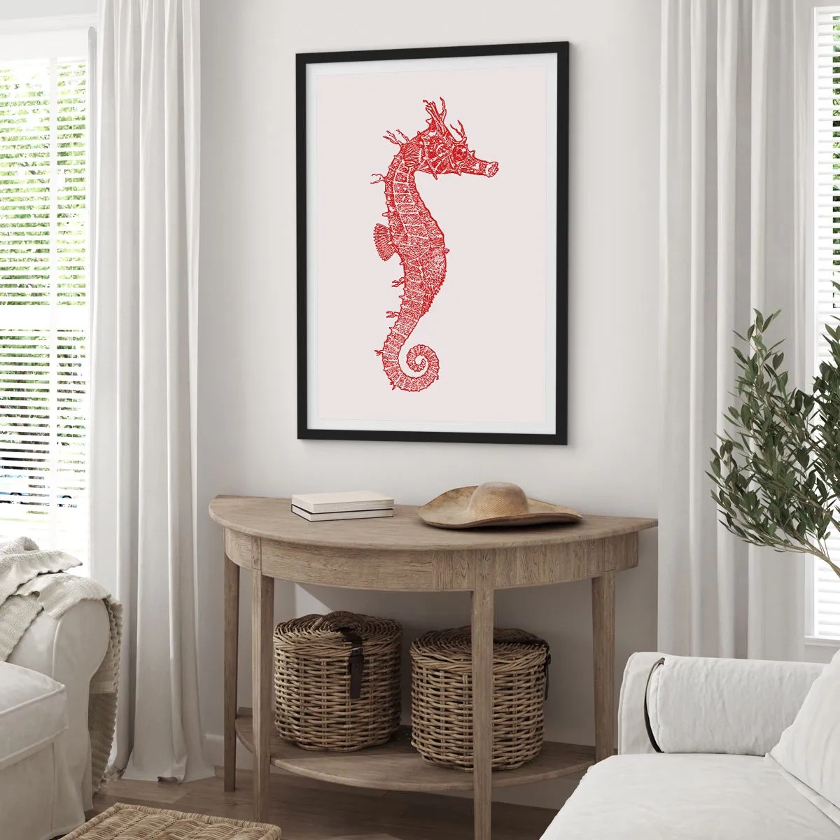 Poster in einem schwarzem Rahmen - Komplizierte Kreatur - 40x50 cm