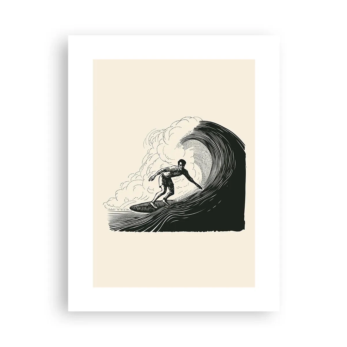 Poster - König der Welle - 30x40 cm