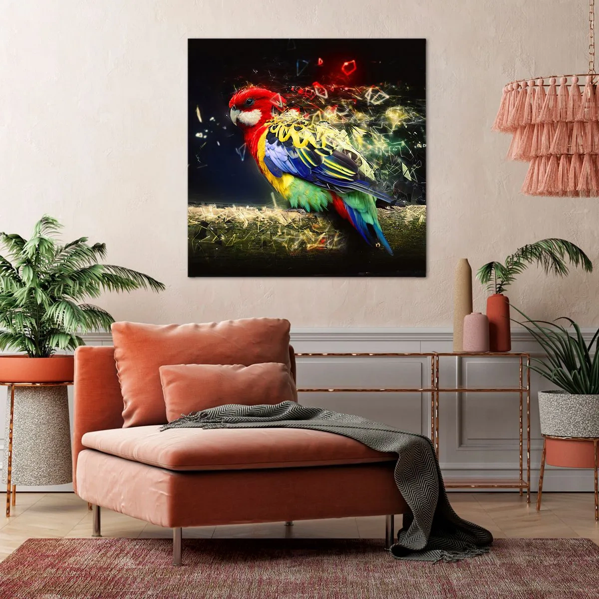 Bild auf Leinwand - Leinwandbild - Botschafter des Strahlens - 60x60 cm