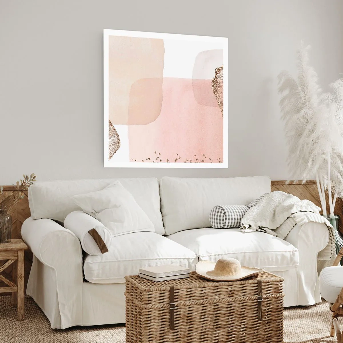 Poster - Ein Blick durch die Farbe - 50x50 cm