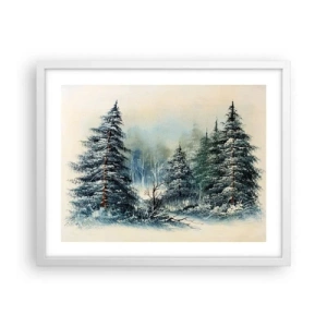 Poster in einem weißen Rahmen - Bereit für Weihnachten - 50x40 cm