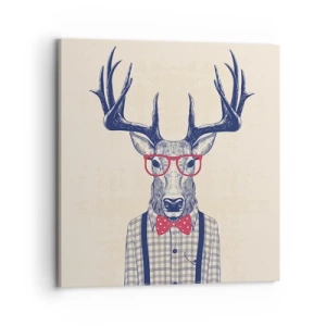 Bild auf Leinwand - Leinwandbild - Eine lustige Extravaganz - 70x70 cm