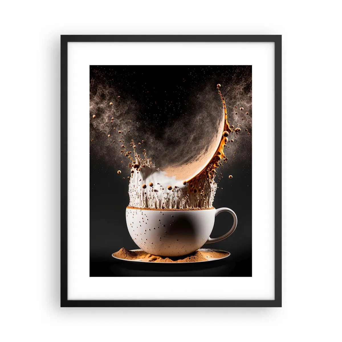 Poster in einem schwarzem Rahmen - Geschmacksexplosion - 40x50 cm