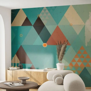 Fototapete Standard Eco - Einheit der Vielheit, Vielheit der Einheit - Abstraktion, Stück, Modernes Muster - 450x315 cm