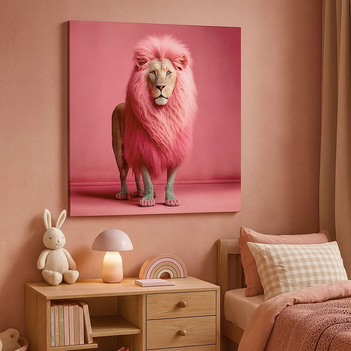 Bild auf Leinwand - Leinwandbild - Und du hast keine Angst mehr - 30x30 cm