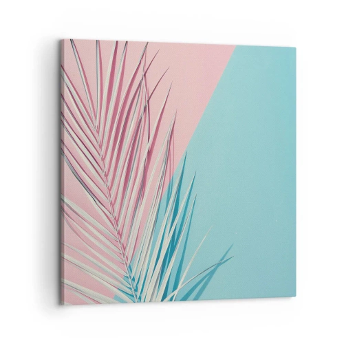 Bild auf Leinwand - Leinwandbild - Tropischer Eindruck - 60x60 cm