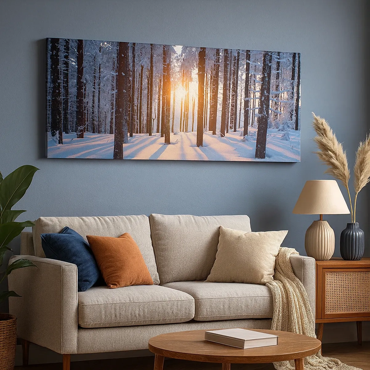 Bild auf Leinwand - Leinwandbild - Ganz klar schwarz auf weiß - 30x30 cm