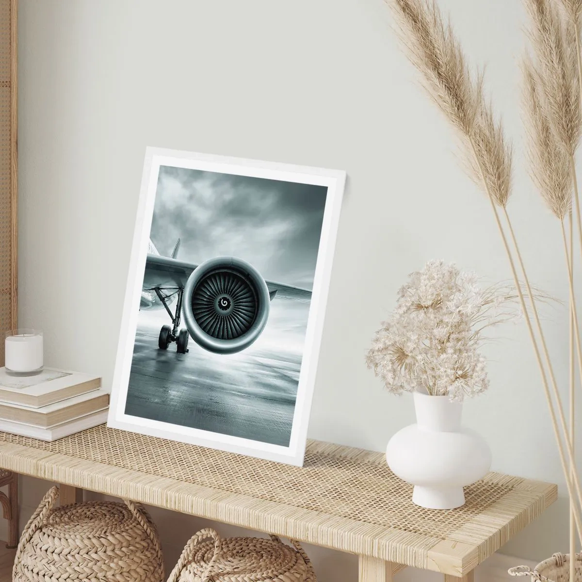 Poster in einem weißen Rahmen - Die Macht ist da! - 70x100 cm