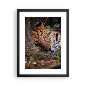 Poster in einem schwarzem Rahmen - Vertrau mir - 30x40 cm