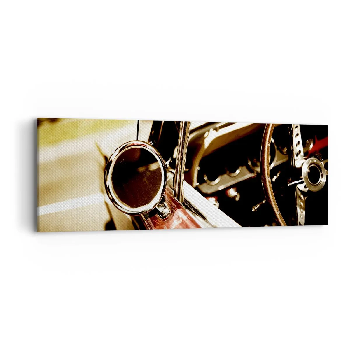 Bild auf Leinwand - Leinwandbild - Ein Auto mit Seele - 90x30 cm