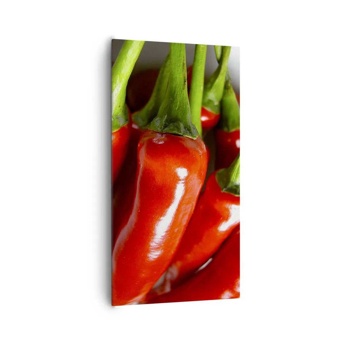 Bild auf Leinwand - Leinwandbild - Saftig, glänzend, glatt - 65x120 cm