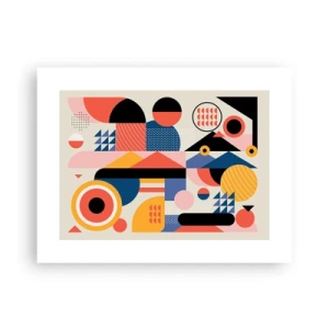 Poster - Komposition: Na, los, spiel! - 40x30 cm