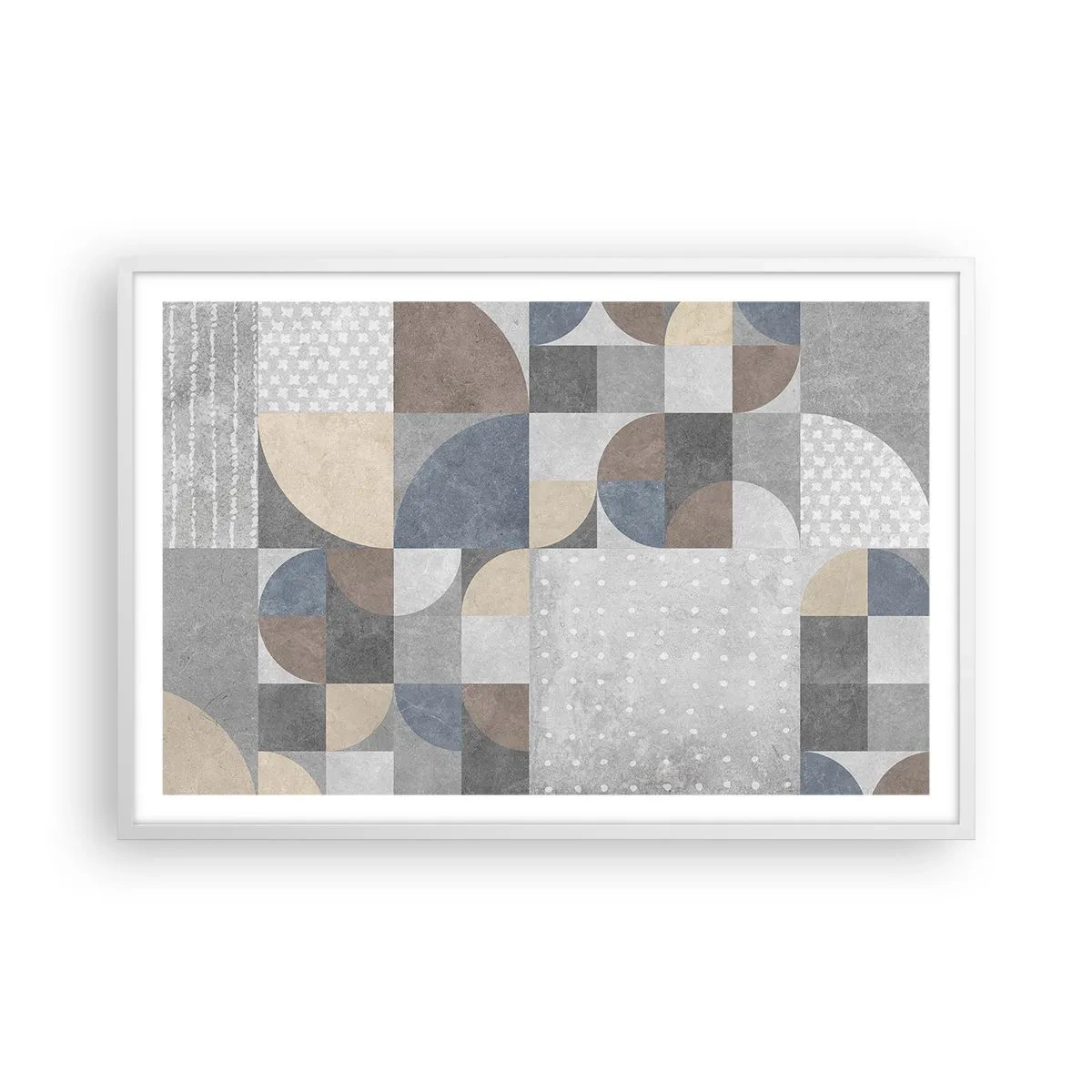 Poster in einem weißen Rahmen - Keramische Fantasie - 91x61 cm