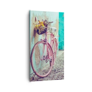 Bild auf Leinwand - Leinwandbild - Ich komme gleich wieder - 65x120 cm