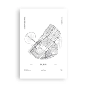 Poster - Anatomie von Dubai - 61x91 cm