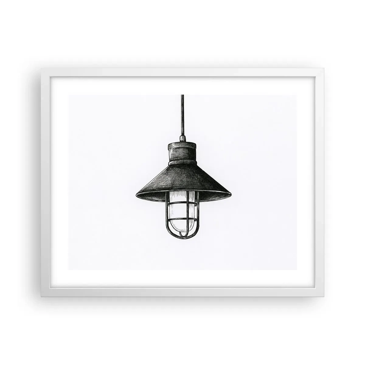 Poster in einem weißen Rahmen - Wie vor Jahren… - 50x40 cm