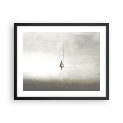 Poster in einem schwarzem Rahmen - Ein Kind in uns - 50x40 cm