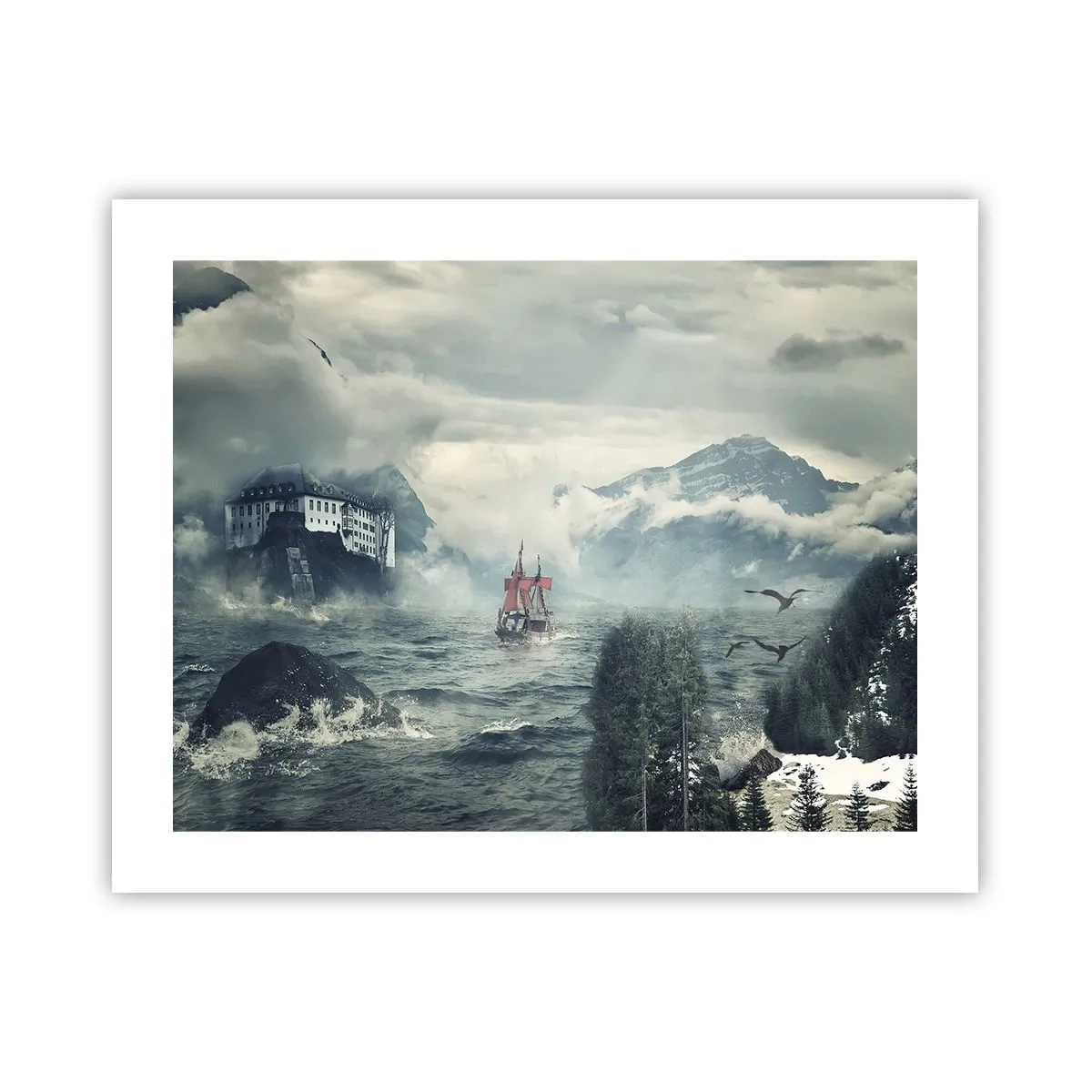 Poster - In magischen Gewässern - 50x40 cm