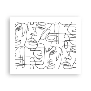 Poster - In verworrenen Gefühlen - 50x40 cm