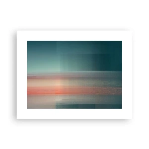 Poster - Abstraktion: Lichtwellen - 40x30 cm