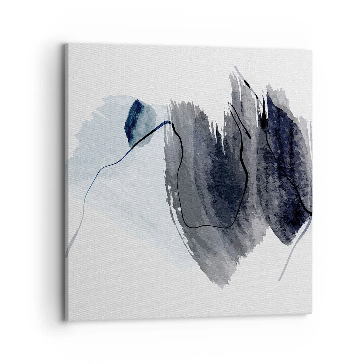Bild auf Leinwand - Leinwandbild - Intensität und Bewegung - 70x70 cm