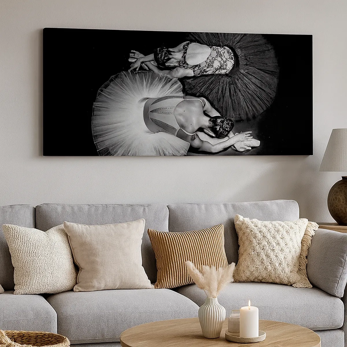 Bild auf Leinwand - Leinwandbild - Jin und Jang – perfekte Balance - 30x30 cm