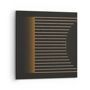 Bild auf Leinwand - Leinwandbild - Die Dunkelheit erkunden - 70x70 cm