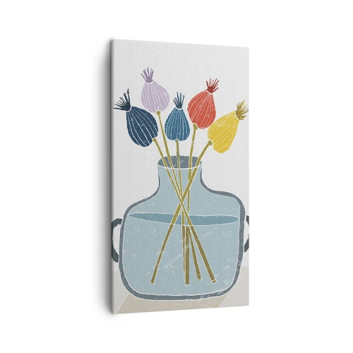 Bild auf Leinwand - Leinwandbild - Es ist mucksmäuschenstill - 45x80 cm