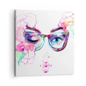 Bild auf Leinwand - Leinwandbild - Ein verlockendes Versprechen - 50x50 cm