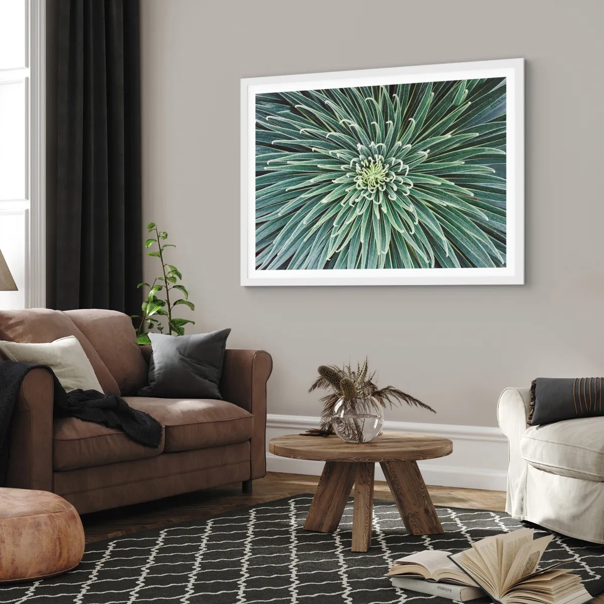 Poster in einem weißen Rahmen - Ein Star ist geboren - 50x40 cm